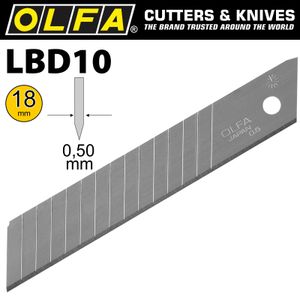 OLFA Double Segmented Heavy Duty Blades Lbd-10 10/pack 18mm